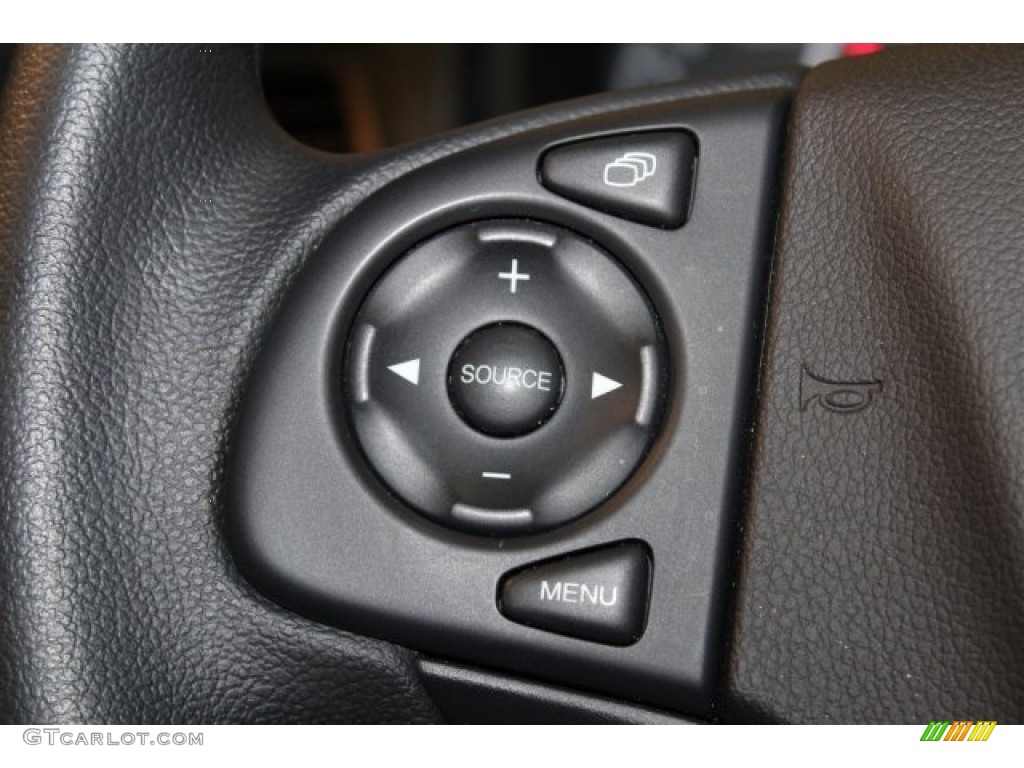 2012 CR-V EX 4WD - Crystal Black Pearl / Black photo #12