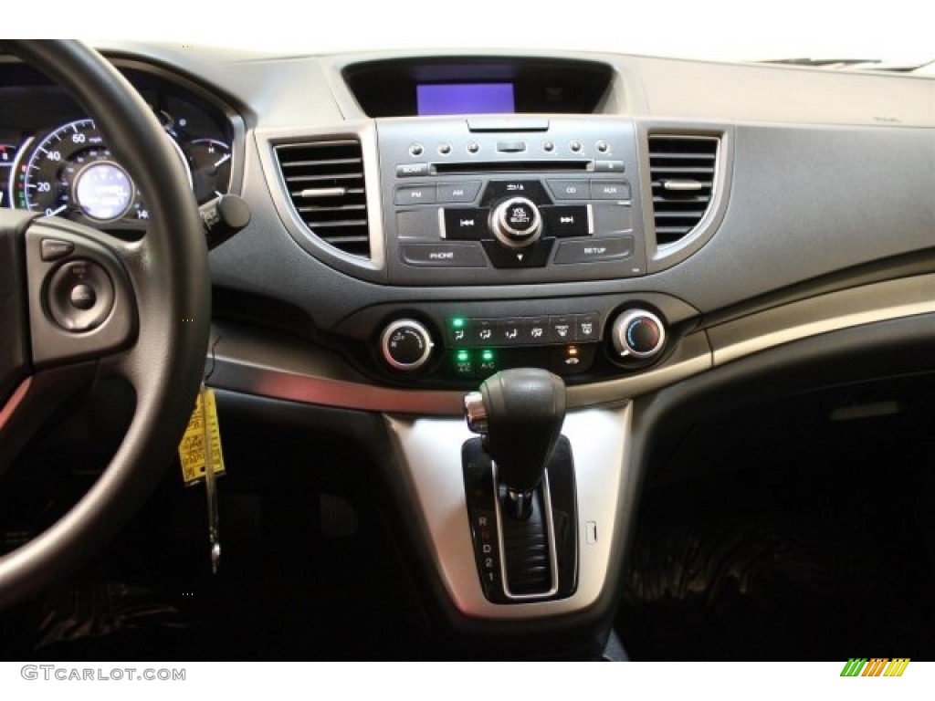 2012 CR-V EX 4WD - Crystal Black Pearl / Black photo #15