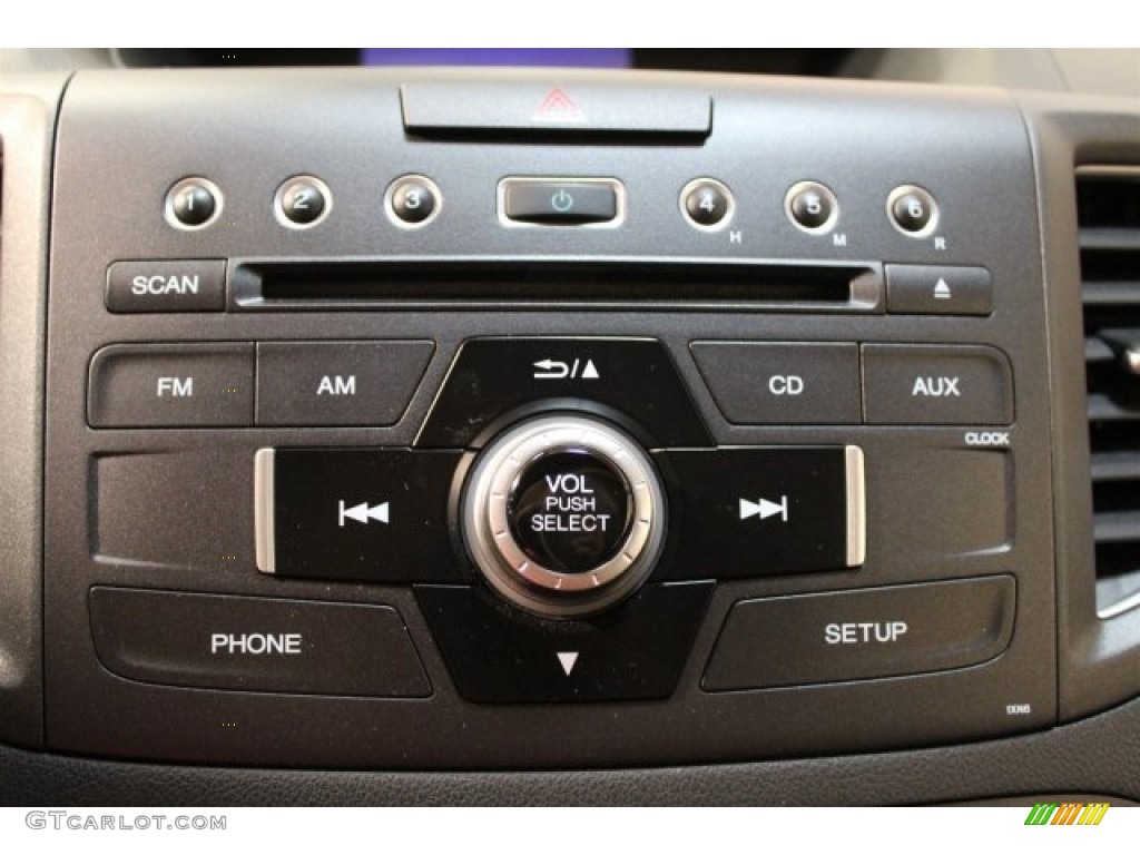 2012 CR-V EX 4WD - Crystal Black Pearl / Black photo #18