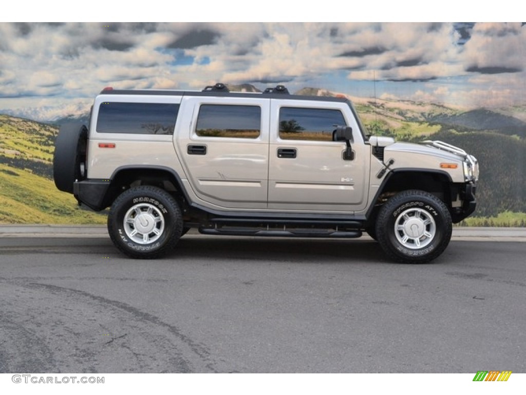 2004 H2 SUV - Victory Red / Wheat photo #2