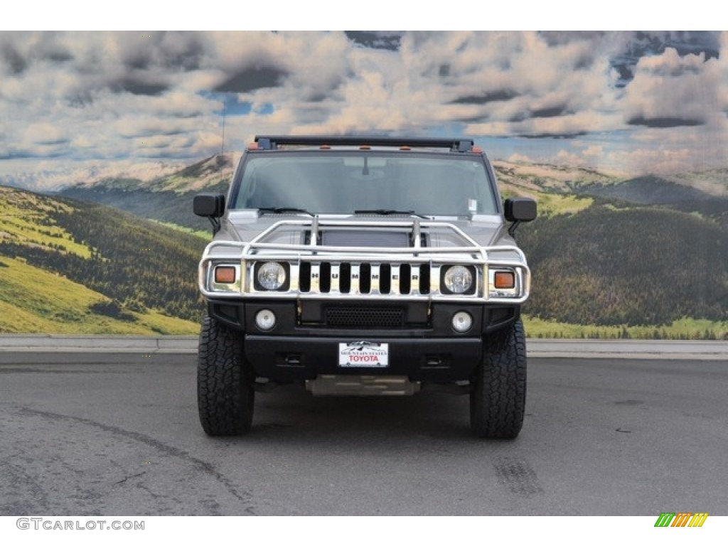 2004 H2 SUV - Victory Red / Wheat photo #4