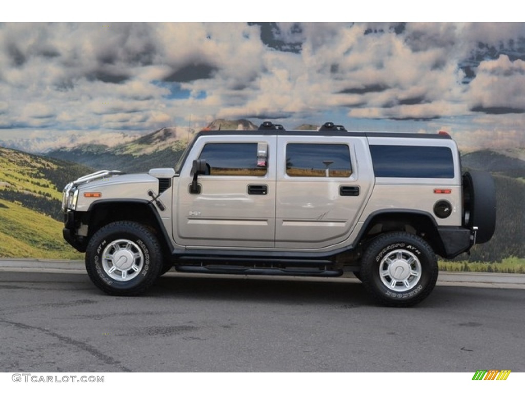 2004 H2 SUV - Victory Red / Wheat photo #6