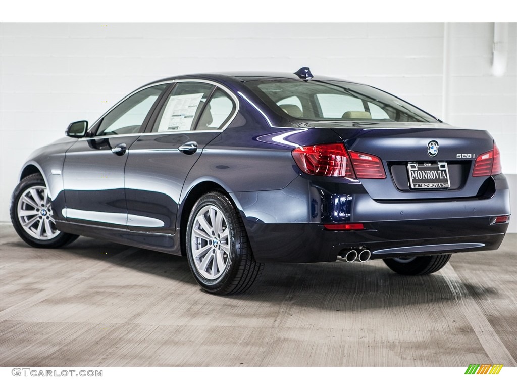 2016 5 Series 528i Sedan - Imperial Blue Metallic / Venetian Beige/Black photo #3