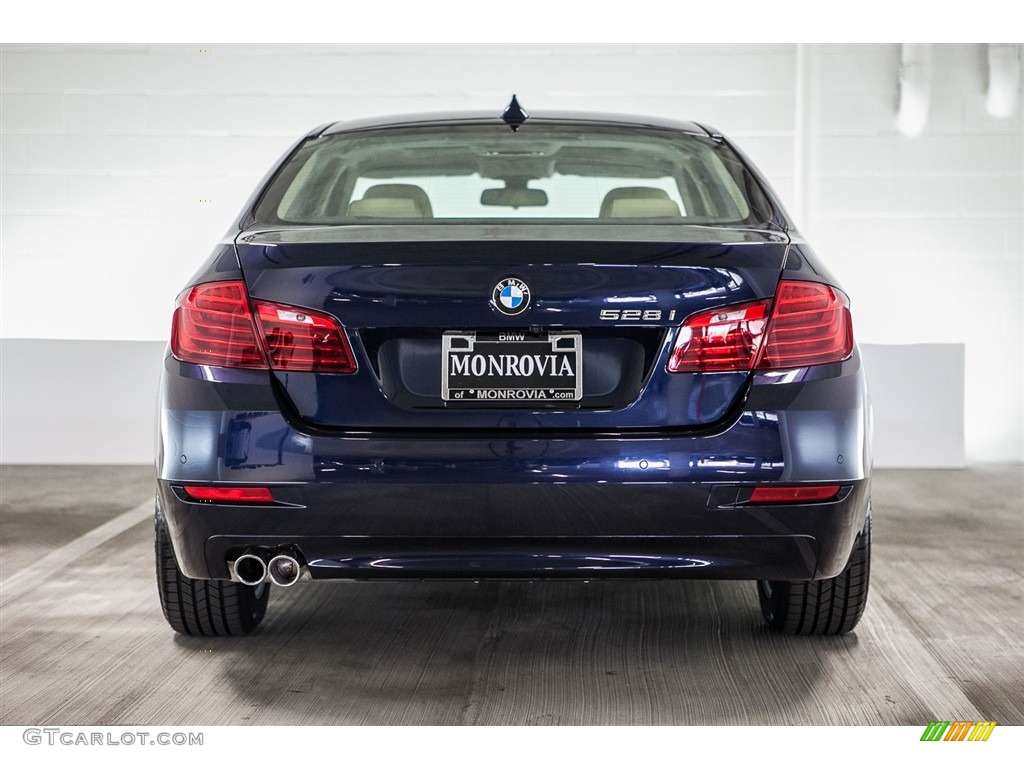 2016 5 Series 528i Sedan - Imperial Blue Metallic / Venetian Beige/Black photo #4