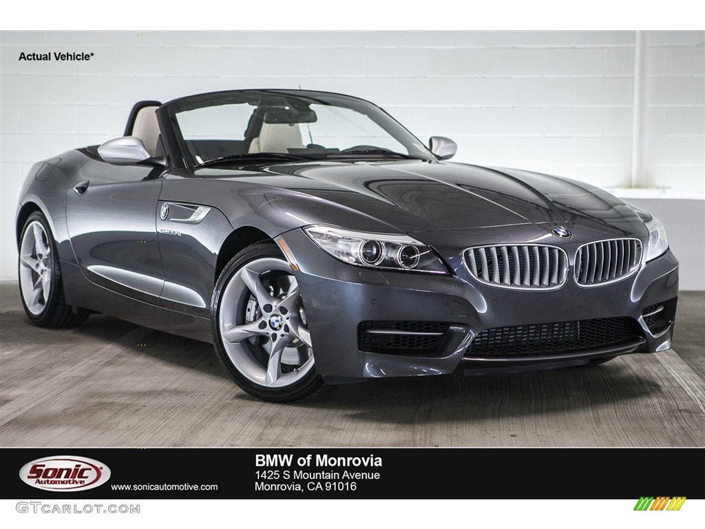 2016 Z4 sDrive35is - Mineral Grey Metallic / Ivory White/Black photo #1