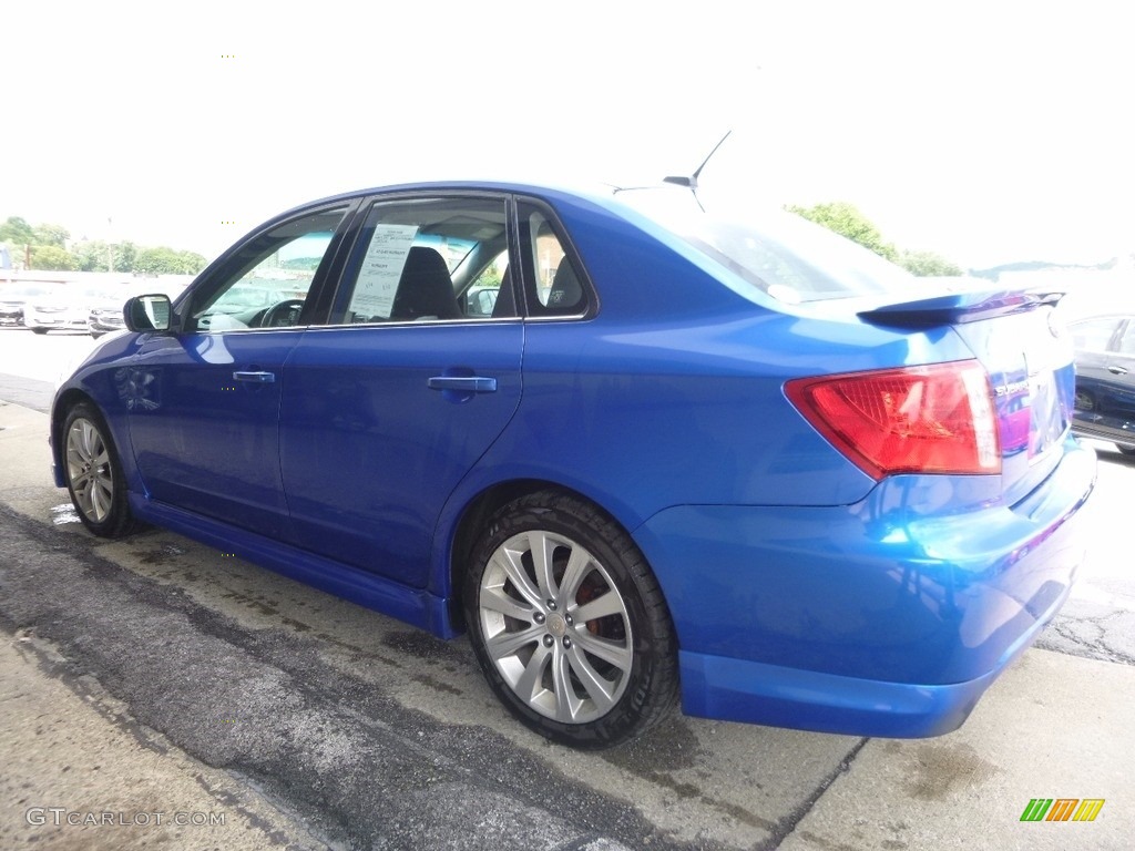 2008 Impreza WRX Sedan - WR Blue Mica / Carbon Black photo #4