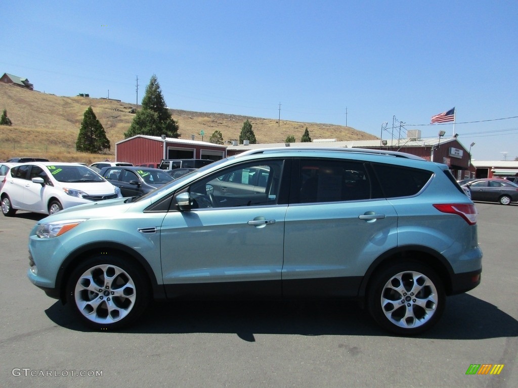 2013 Escape Titanium 2.0L EcoBoost 4WD - Frosted Glass Metallic / Charcoal Black photo #4