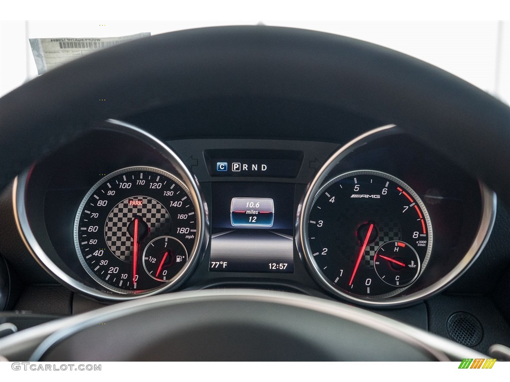2017 Mercedes-Benz SLC 43 AMG Roadster Gauges Photo #114982292