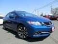 2015 Dyno Blue Pearl Honda Civic EX Sedan  photo #1