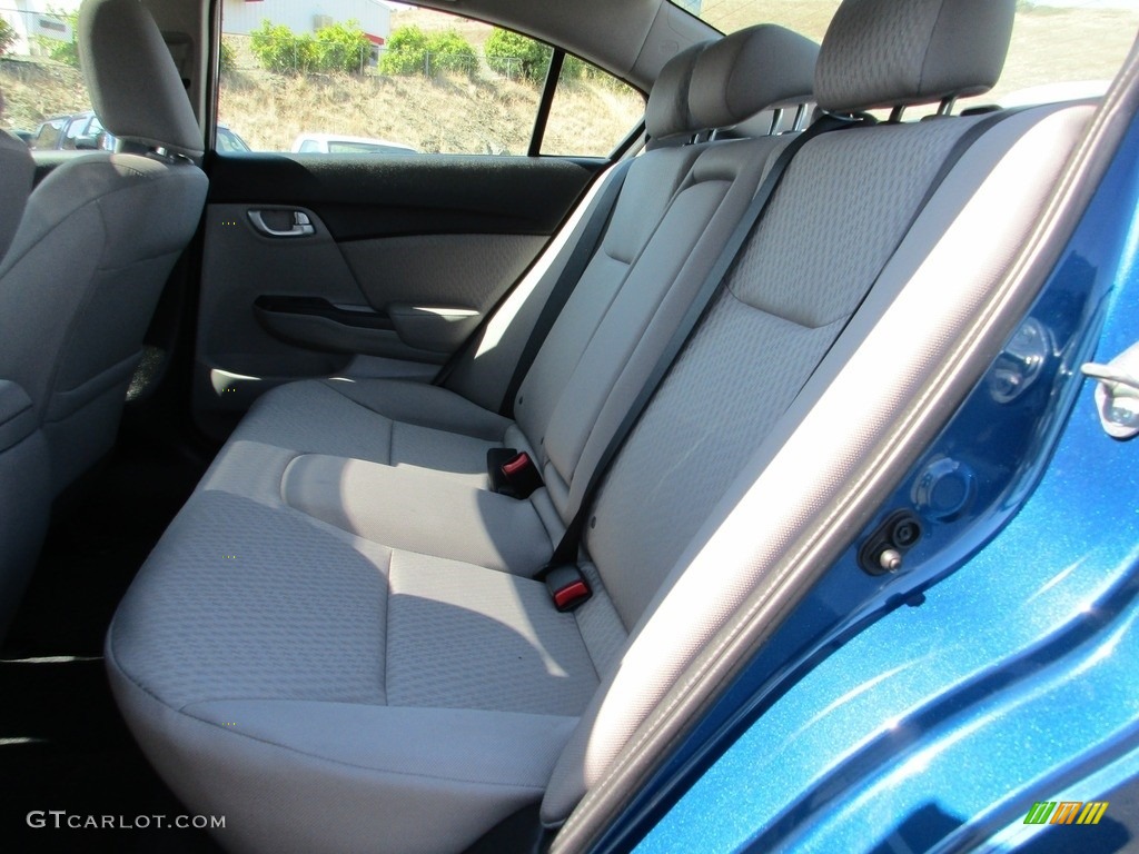 2015 Civic EX Sedan - Dyno Blue Pearl / Gray photo #22