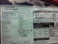 2016 Dodge Dart SXT Sport Window Sticker