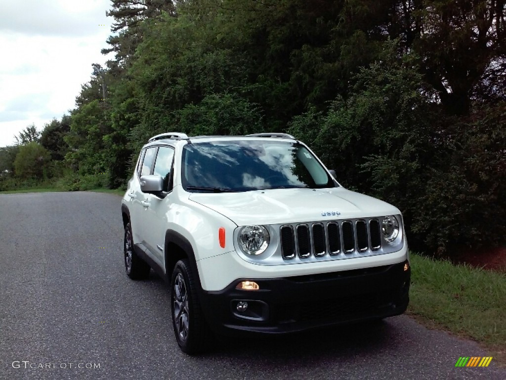 2016 Renegade Limited 4x4 - Alpine White / Black photo #3