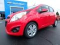 2013 Salsa (Red) Chevrolet Spark LS  photo #2