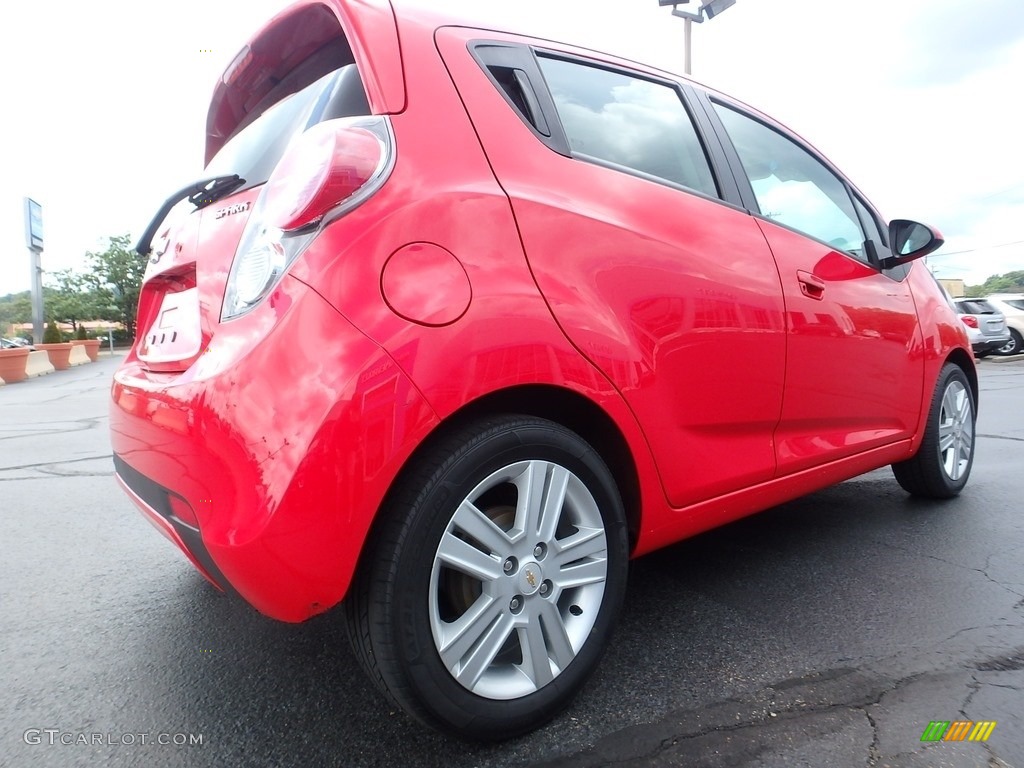 2013 Spark LS - Salsa (Red) / Silver/Silver photo #9