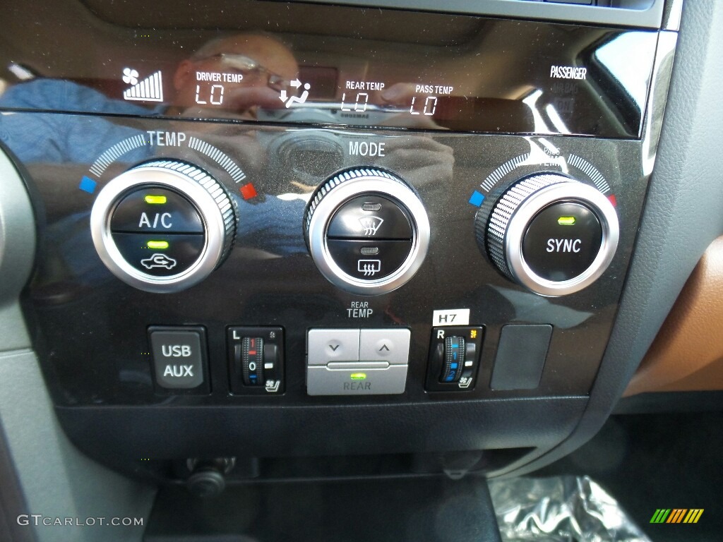 2016 Toyota Sequoia Platinum 4x4 Controls Photo #114986876