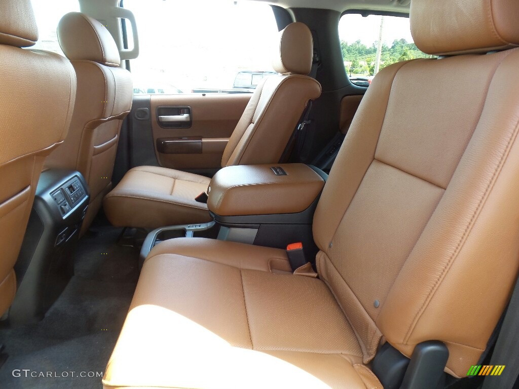 2016 Toyota Sequoia Platinum 4x4 Rear Seat Photo #114987115
