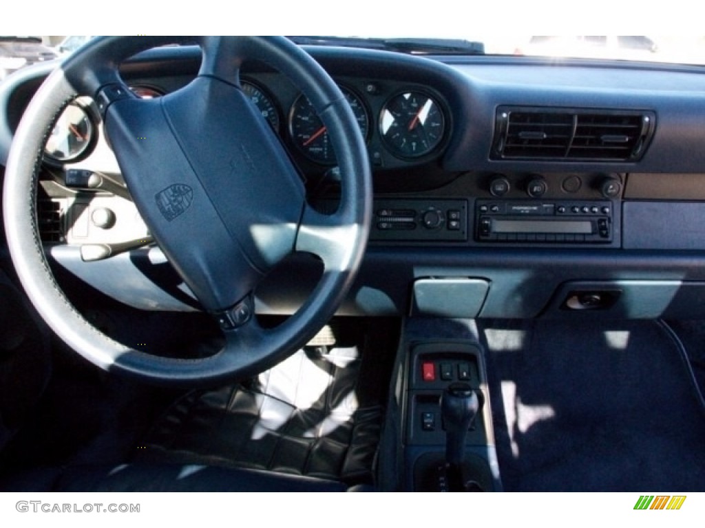 1997 Porsche 911 Targa Midnight Blue Dashboard Photo #114988265