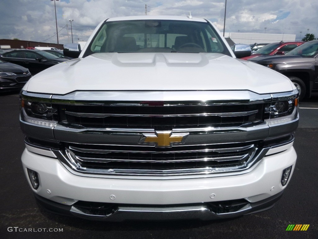 2017 Silverado 1500 High Country Crew Cab 4x4 - Iridescent Pearl Tricoat / High Country Saddle photo #2