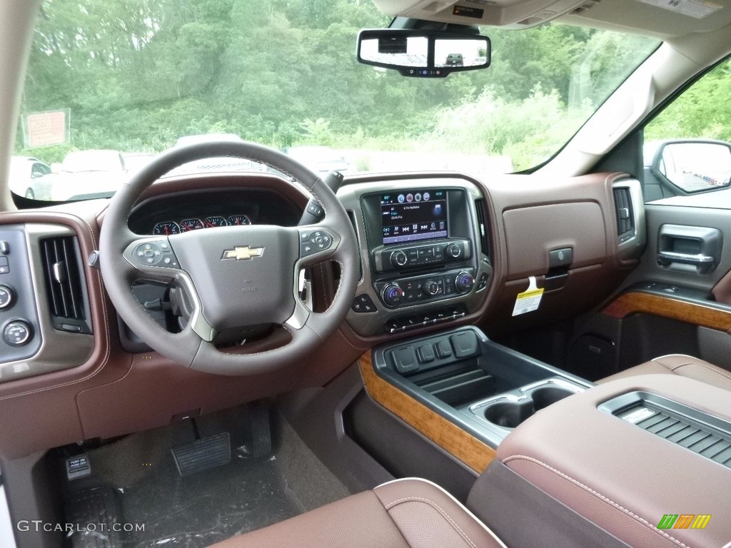 High Country Saddle Interior 2017 Chevrolet Silverado 1500 High Country Crew Cab 4x4 Photo #114989528