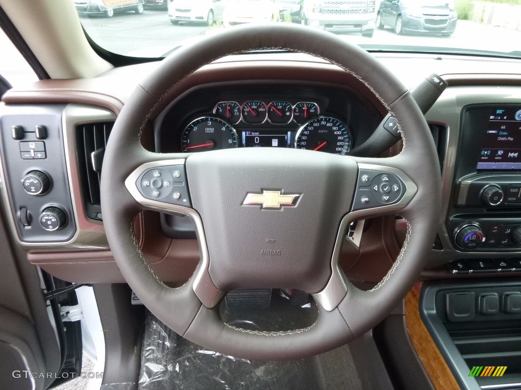 2017 Silverado 1500 High Country Crew Cab 4x4 - Iridescent Pearl Tricoat / High Country Saddle photo #16