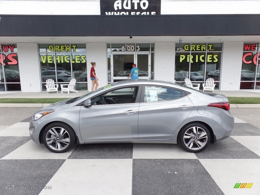 2015 Elantra Limited Sedan - Titanium Gray Metallic / Gray photo #1