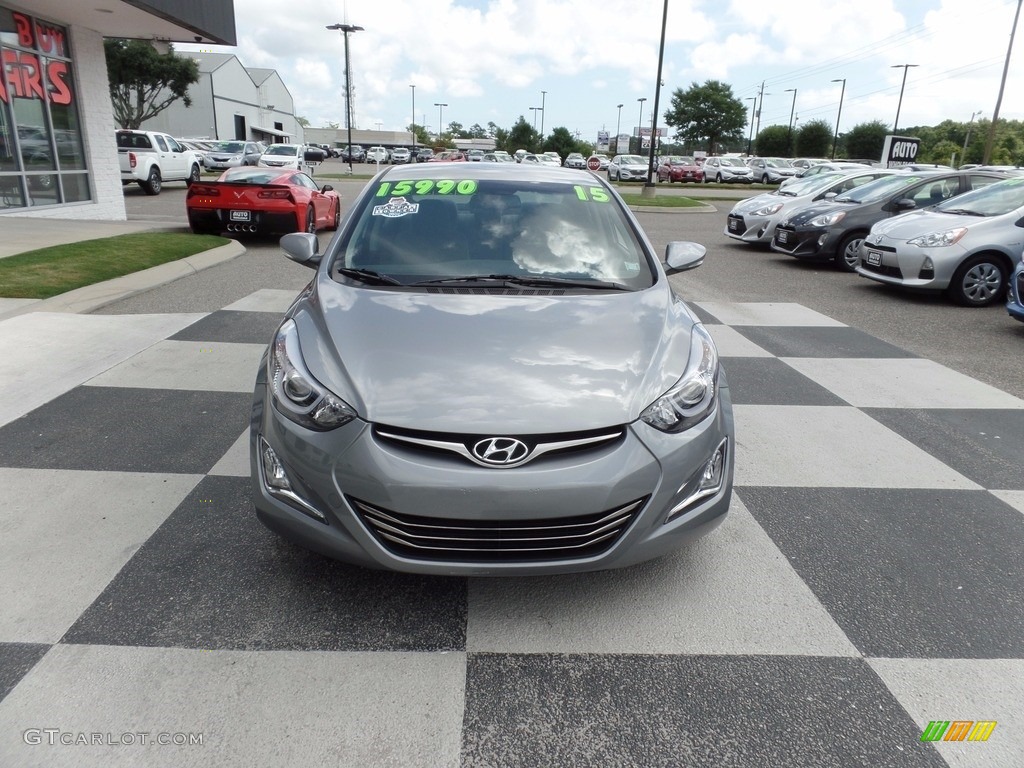 2015 Elantra Limited Sedan - Titanium Gray Metallic / Gray photo #2
