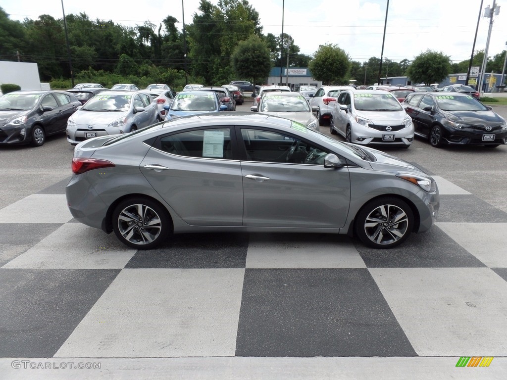 2015 Elantra Limited Sedan - Titanium Gray Metallic / Gray photo #3