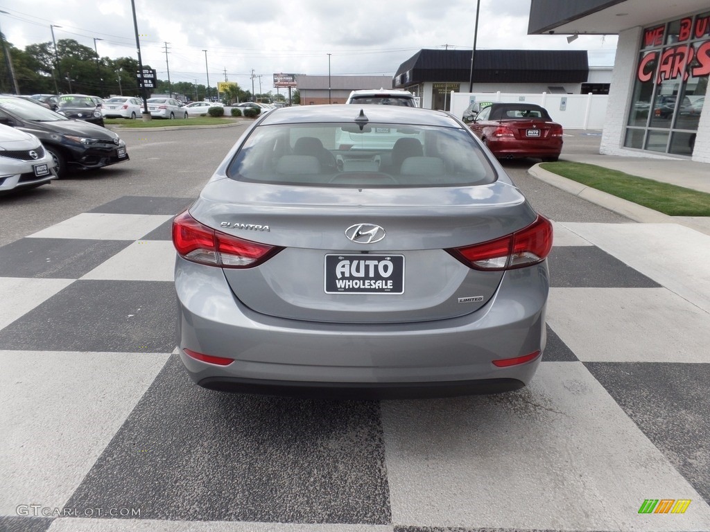 2015 Elantra Limited Sedan - Titanium Gray Metallic / Gray photo #4