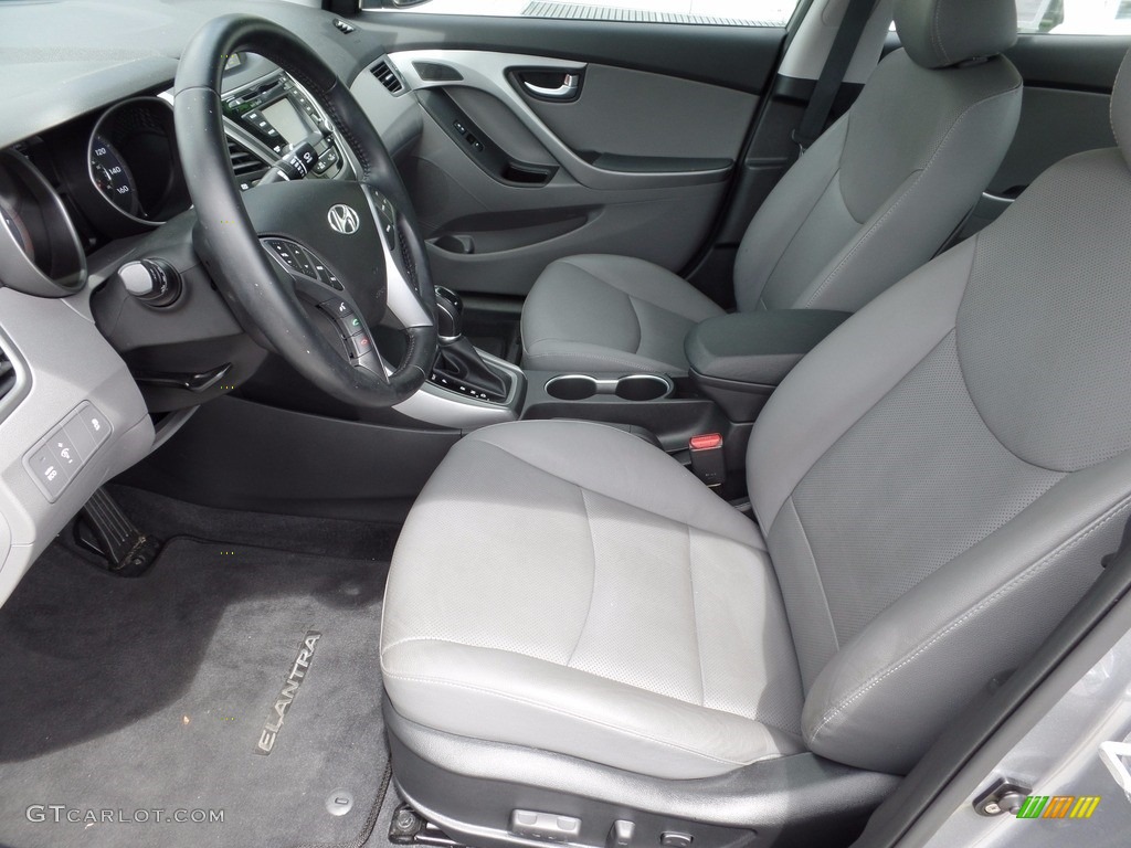 2015 Elantra Limited Sedan - Titanium Gray Metallic / Gray photo #11