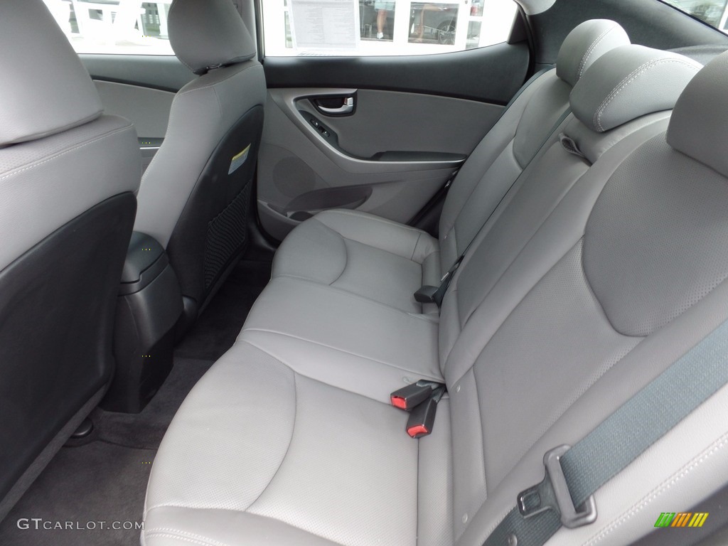 2015 Elantra Limited Sedan - Titanium Gray Metallic / Gray photo #12