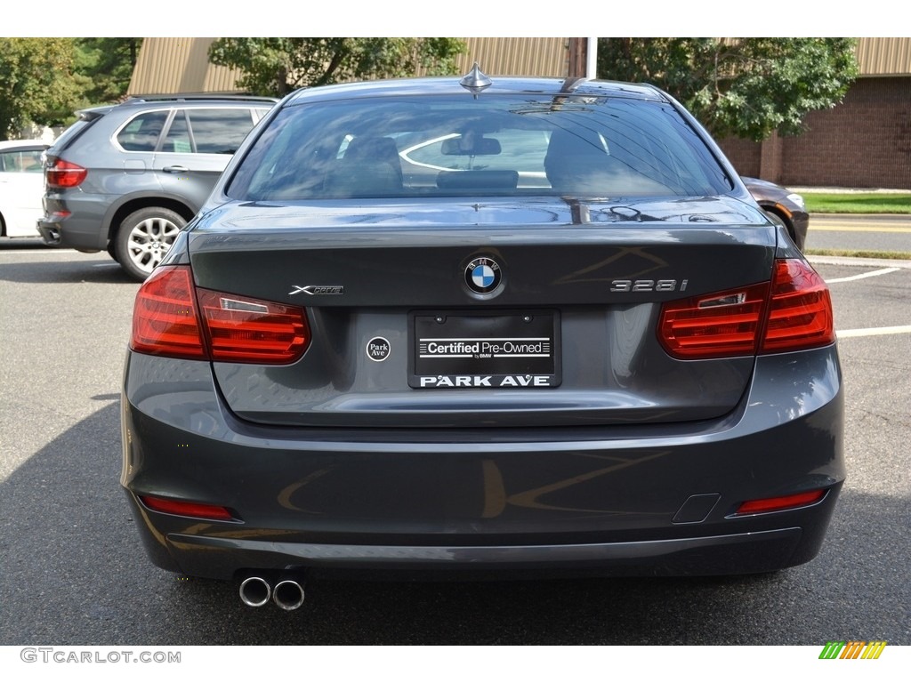 2014 3 Series 328i xDrive Sedan - Mineral Grey Metallic / Black photo #4