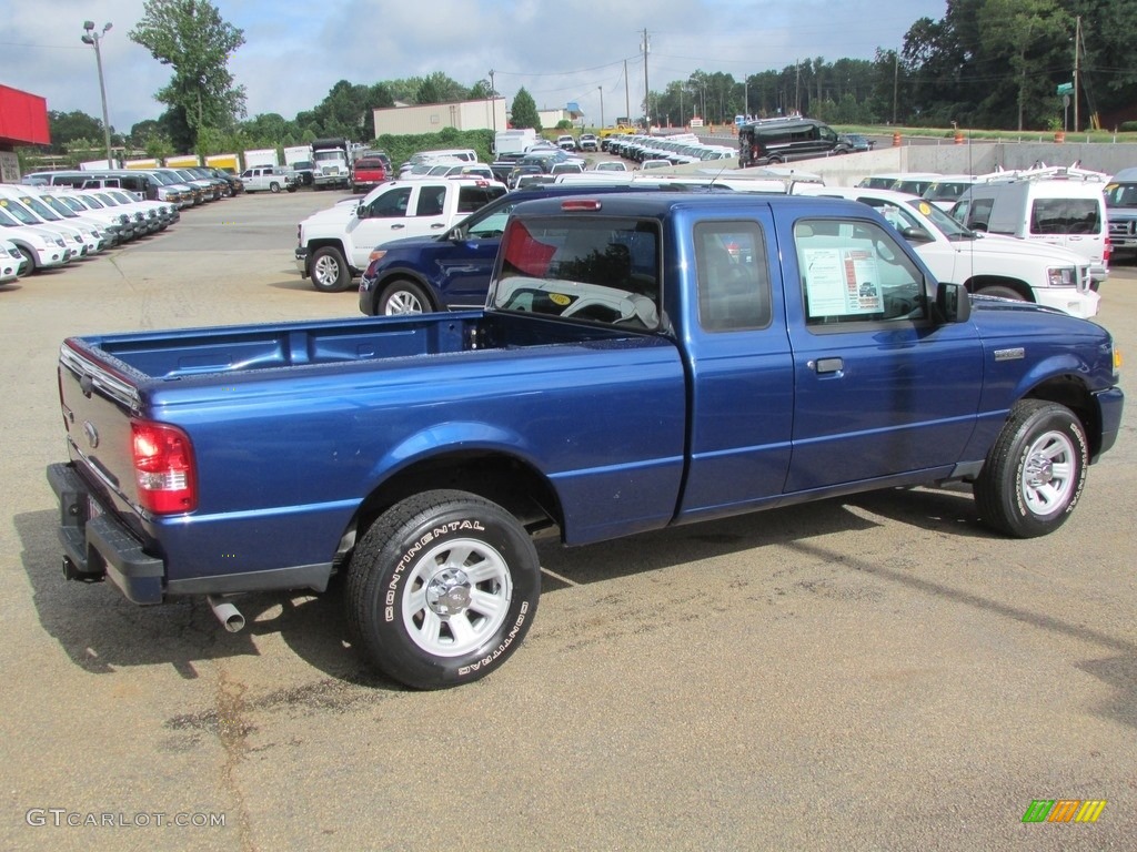 2009 Ranger XL SuperCab - Vista Blue Metallic / Medium Dark Flint photo #6