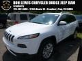 2017 Bright White Jeep Cherokee Limited 4x4  photo #1