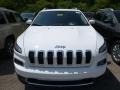 2017 Bright White Jeep Cherokee Limited 4x4  photo #11