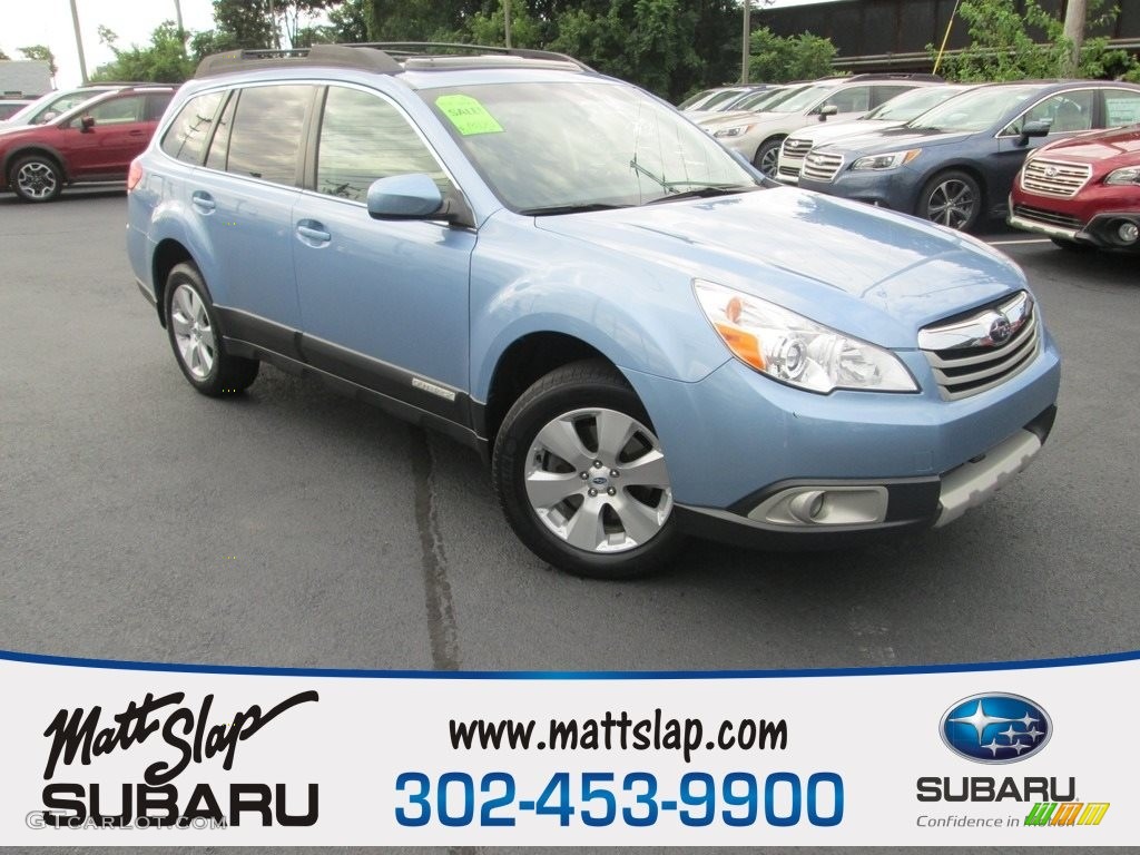 2012 Outback 3.6R Limited - Sky Blue Metallic / Off Black photo #1
