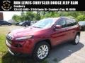 2017 Deep Cherry Red Crystal Pearl Jeep Cherokee Limited 4x4  photo #1
