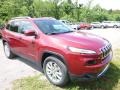 2017 Deep Cherry Red Crystal Pearl Jeep Cherokee Limited 4x4  photo #12