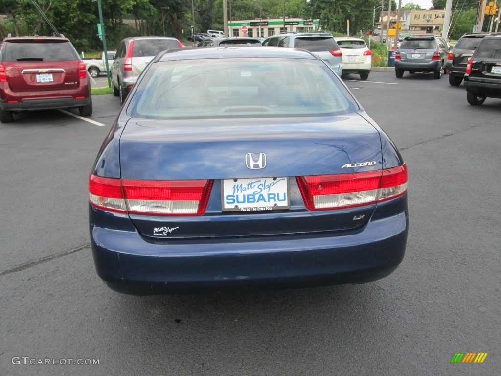 2003 Accord LX Sedan - Eternal Blue Pearl / Black photo #7