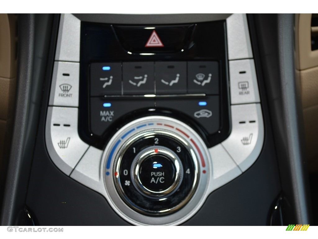 2012 Elantra Limited - Red Allure / Beige photo #22