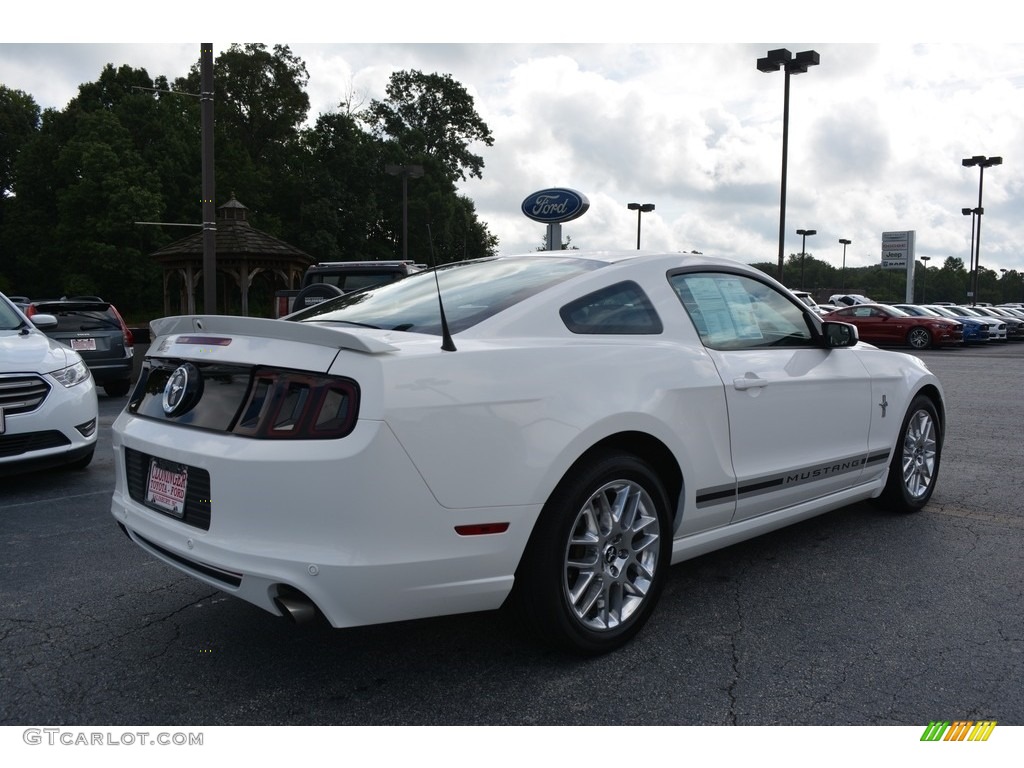 2013 Mustang V6 Premium Coupe - Performance White / Saddle photo #3