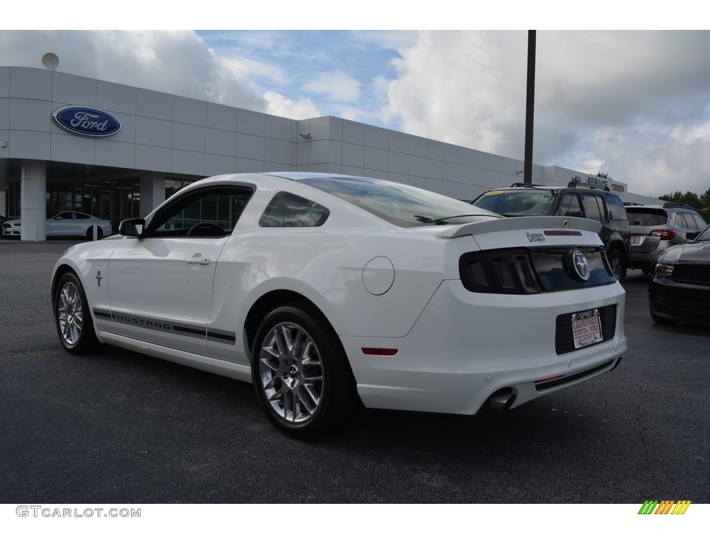 2013 Mustang V6 Premium Coupe - Performance White / Saddle photo #5