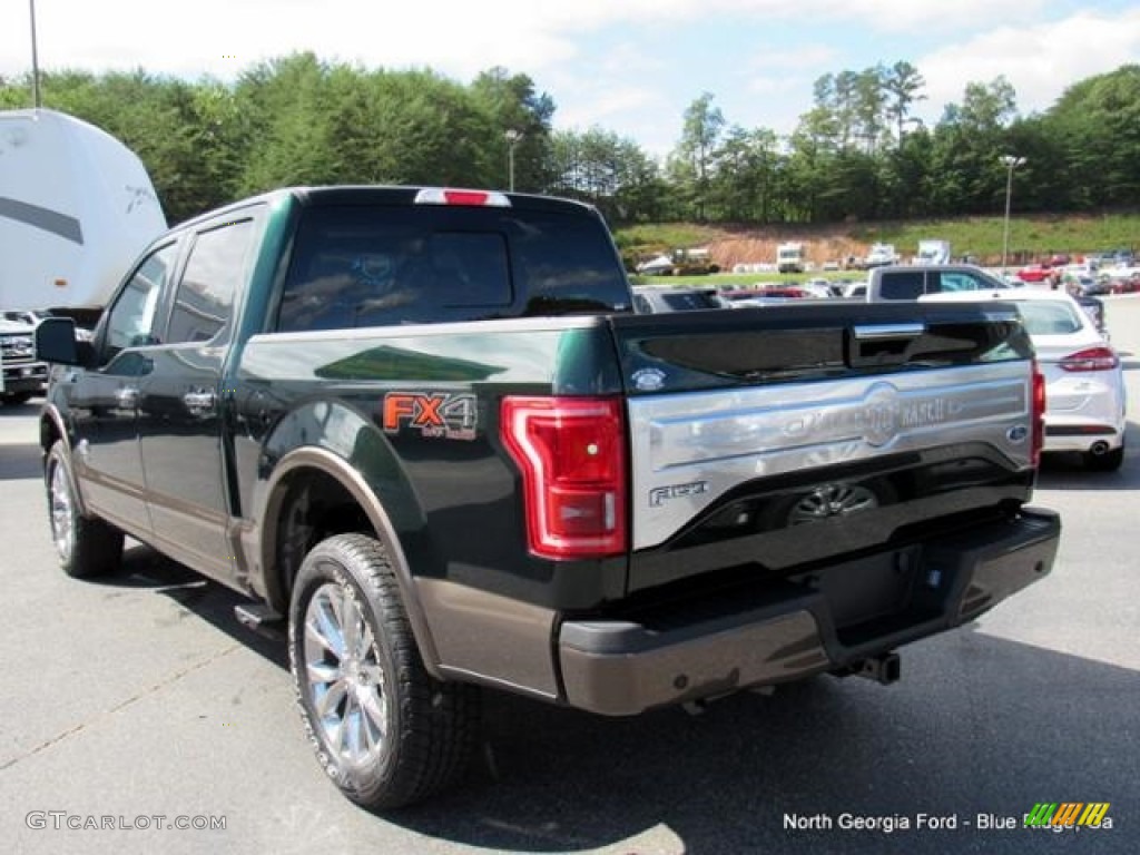 2016 F150 King Ranch SuperCrew 4x4 - Green Gem / King Ranch Java photo #3