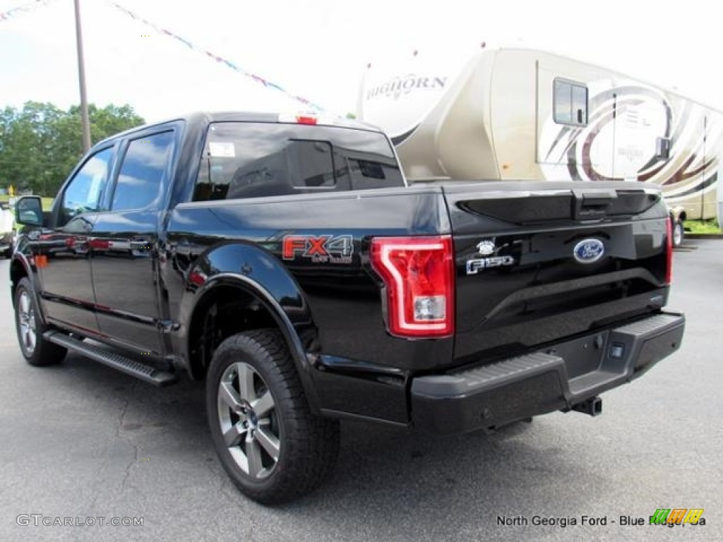 2016 F150 XLT SuperCrew 4x4 - Shadow Black / Black photo #3