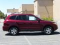 2007 Dark Cherry Red Hyundai Santa Fe GLS  photo #3