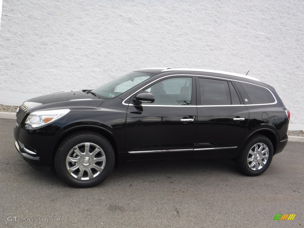 2017 Enclave Leather AWD - Ebony Twilight Metallic / Ebony/Ebony photo #2