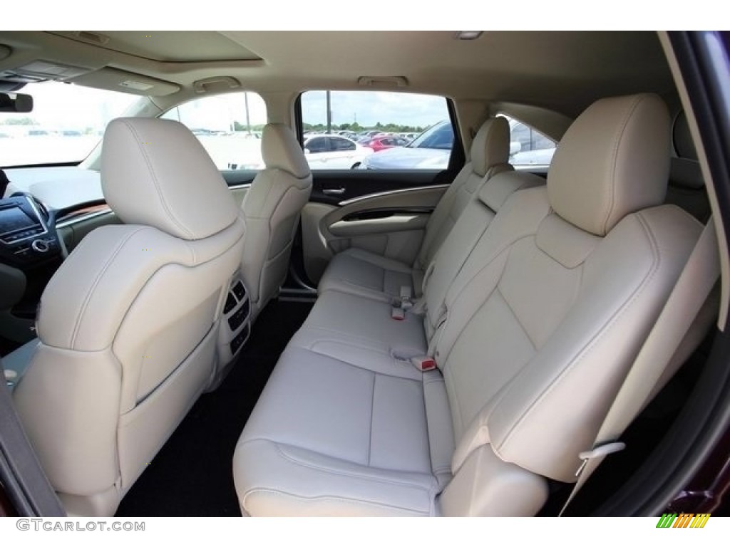 Parchment Interior 2017 Acura MDX SH-AWD Photo #115000343