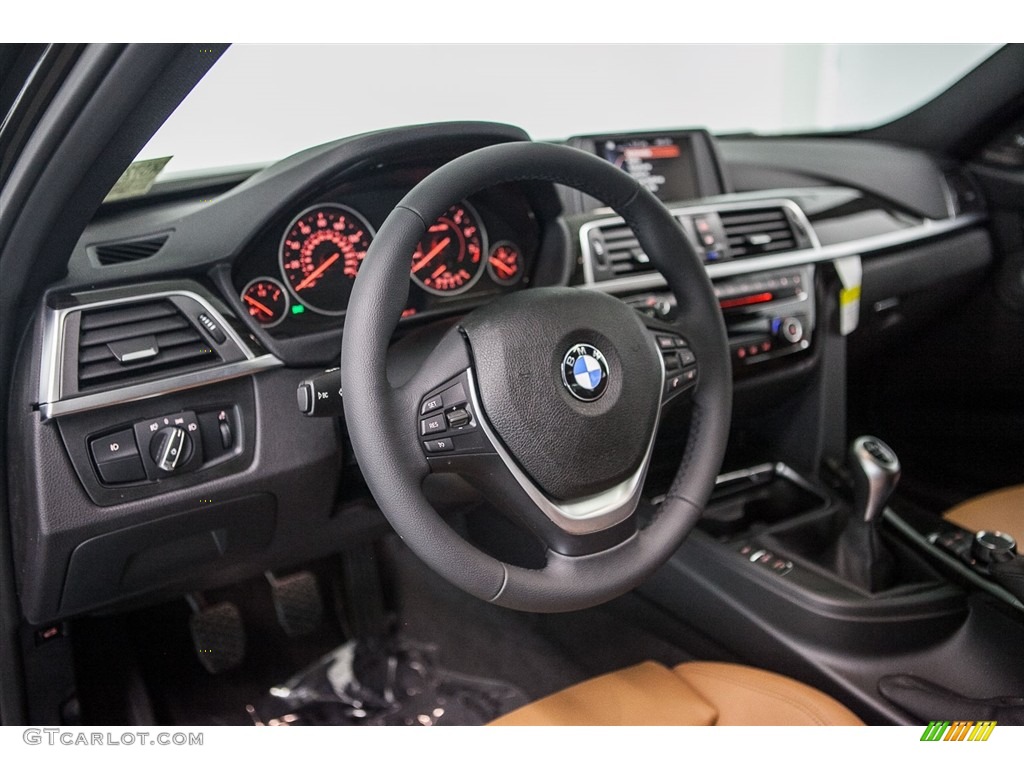 2016 3 Series 328i Sedan - Jatoba Brown Metallic / Saddle Brown photo #6