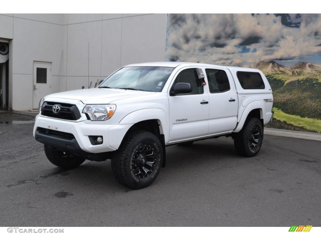 Super White 2015 Toyota Tacoma V6 Double Cab 4x4 Exterior Photo #115002292