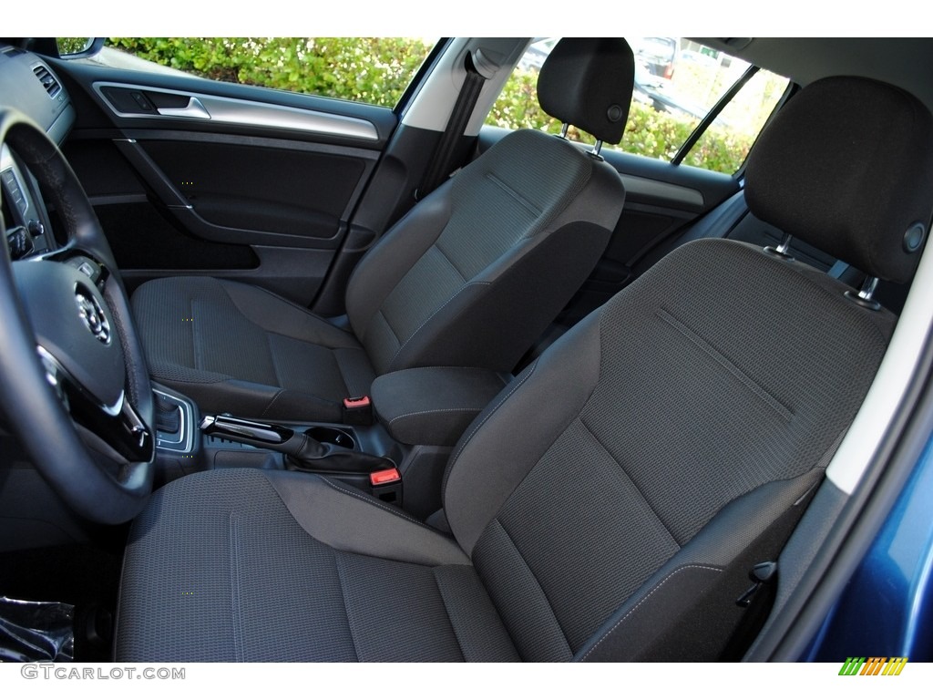 Black Interior 2016 Volkswagen Golf SportWagen 1.8T S Photo #115002385