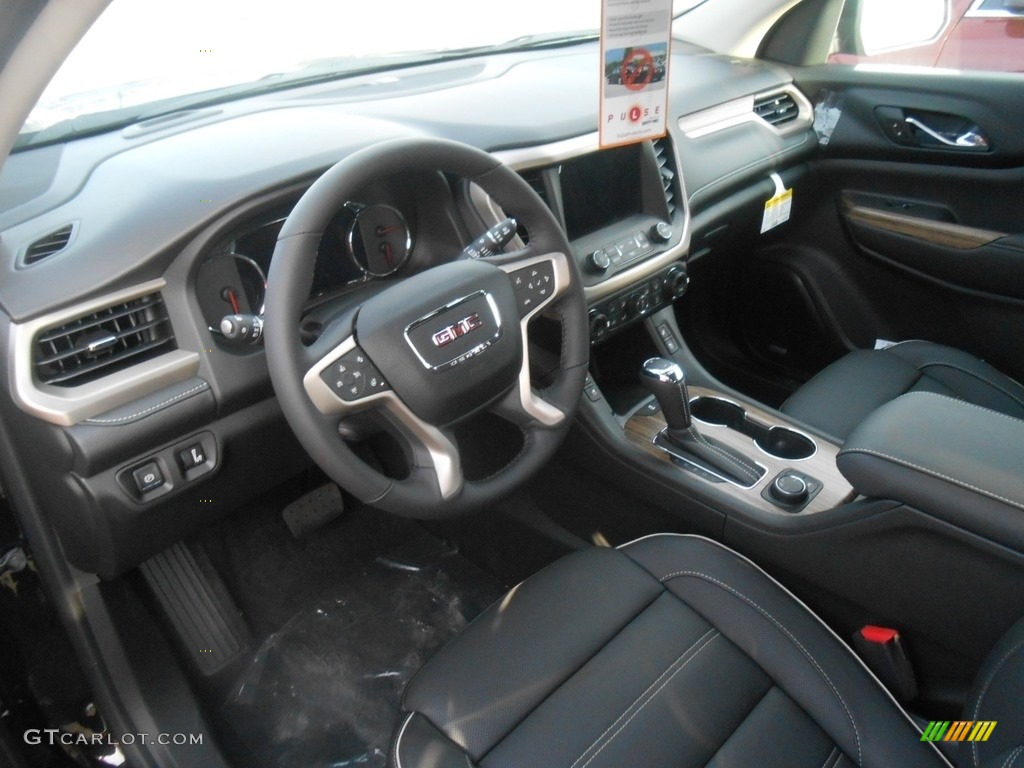 Jet Black Interior 2017 GMC Acadia Denali Photo #115002739